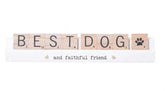 Dog Scrabble Table Plaque